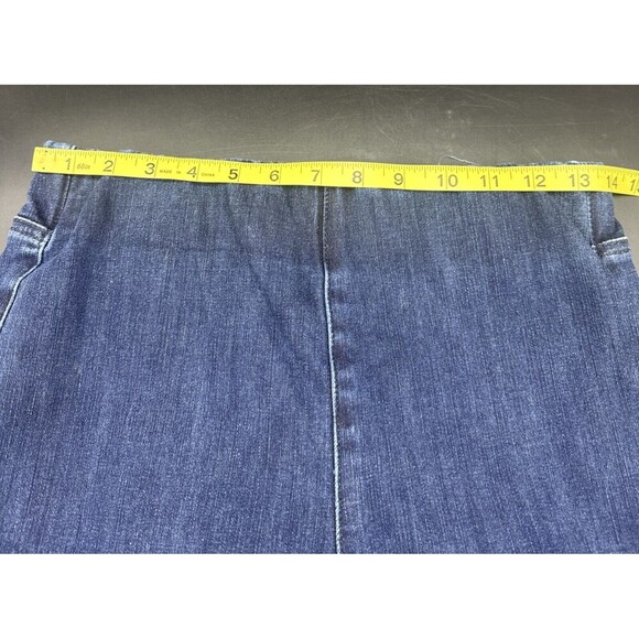 Soft Surroundings Jeans Womens Blue Pull On Boot Cut Denim Jeans Stretch Sz S - Picture 7 of 10